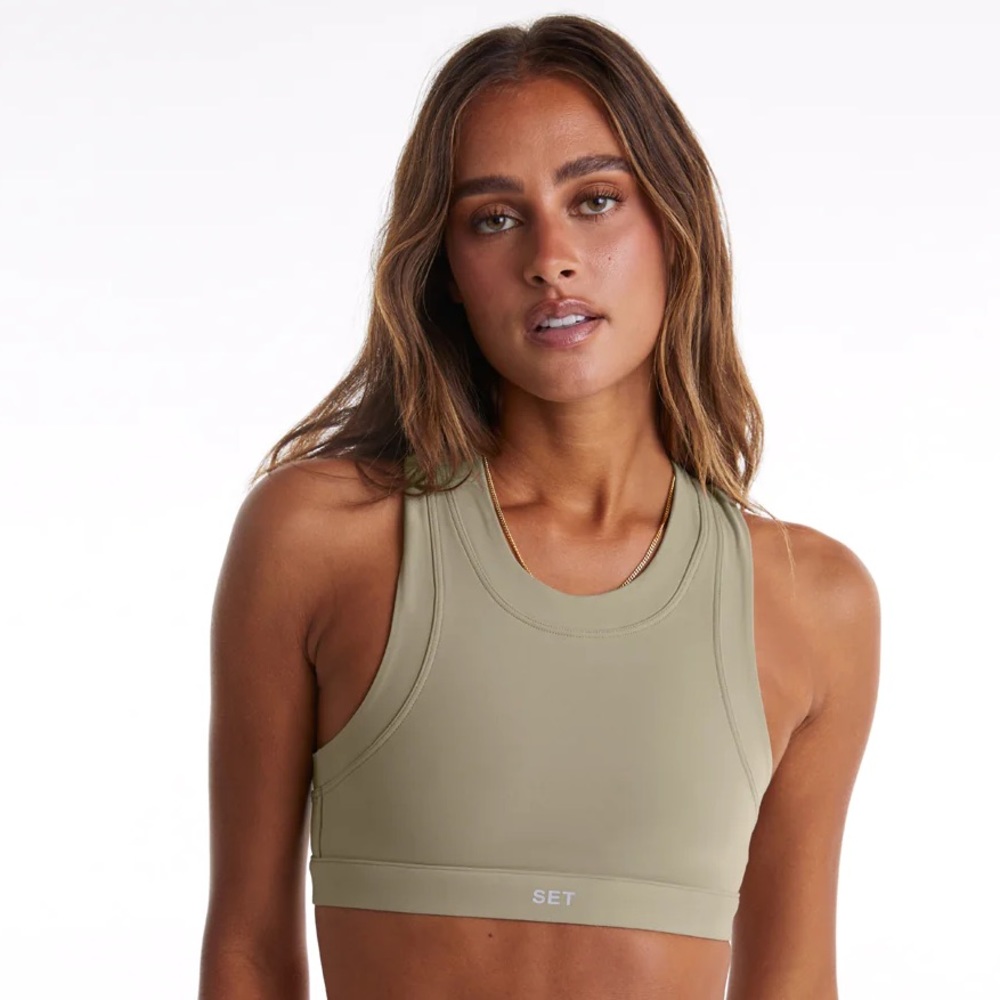 SPORTBODY® MINI HIGH NECK BRA - DESERT - NEW